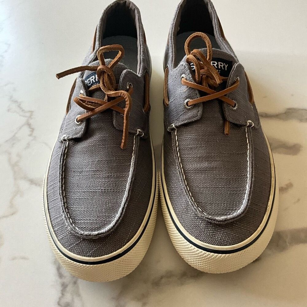 Sperry Gray and Brown Men's Sneakers